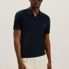 Peltz Short Sleeve Regular Silk Blend Polo