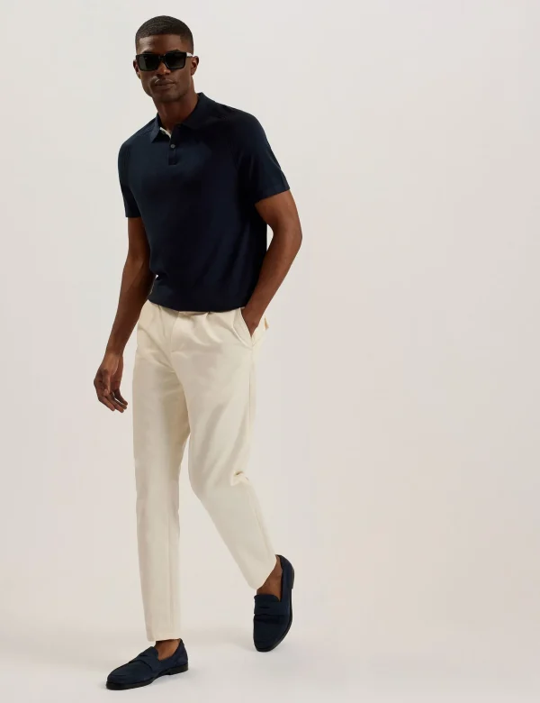 Peltz Short Sleeve Regular Silk Blend Polo