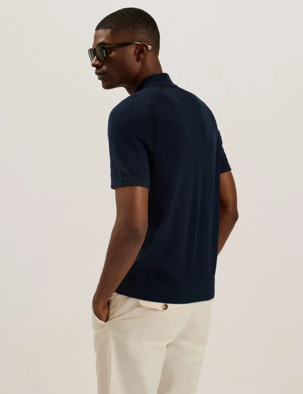 Peltz Short Sleeve Regular Silk Blend Polo