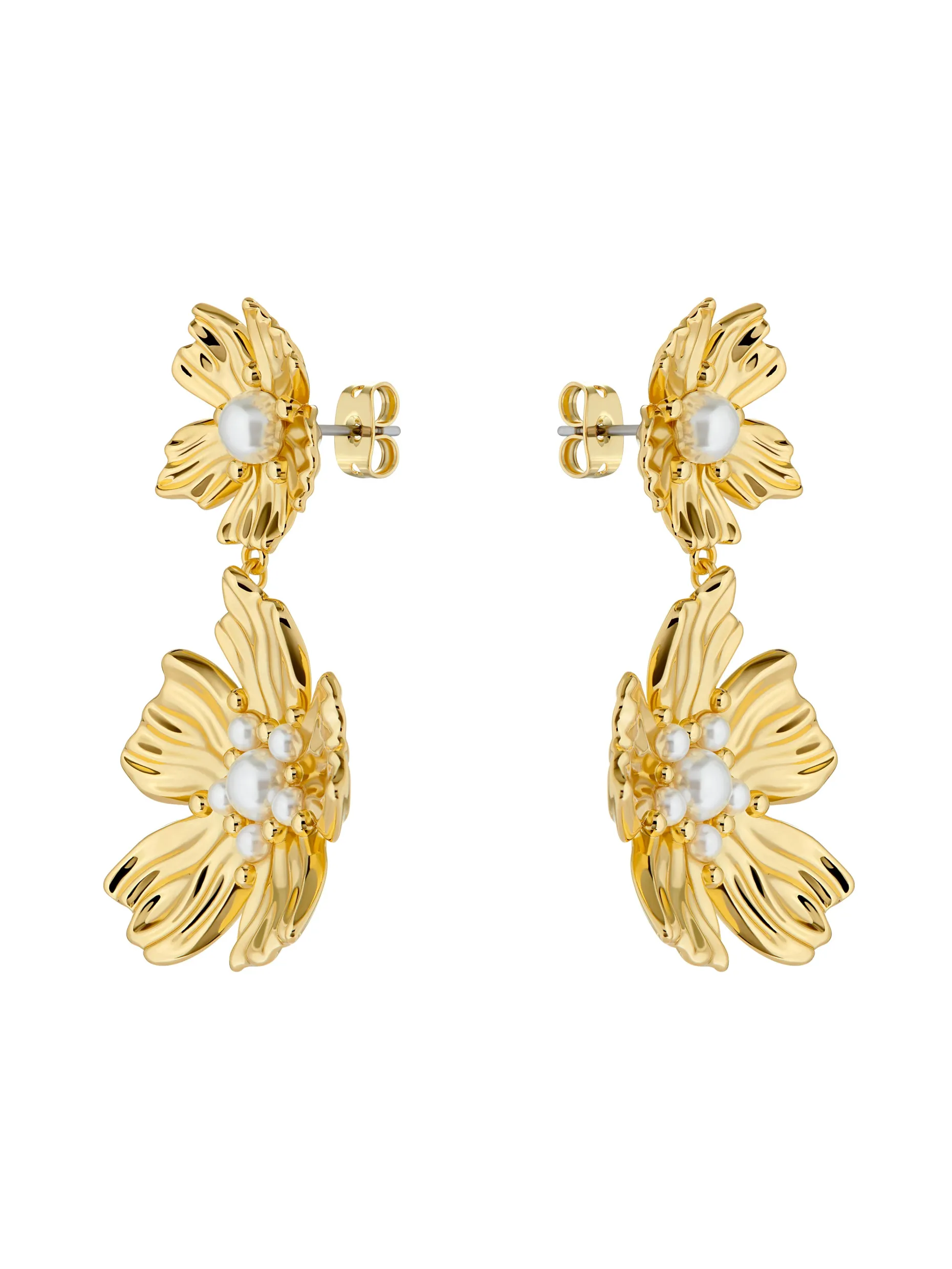 petaria_flower_statement__2.webp Petaria Flower Statement Drop Earrings