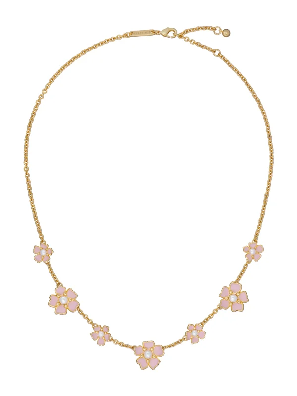 Petia Painted Flower Necklace