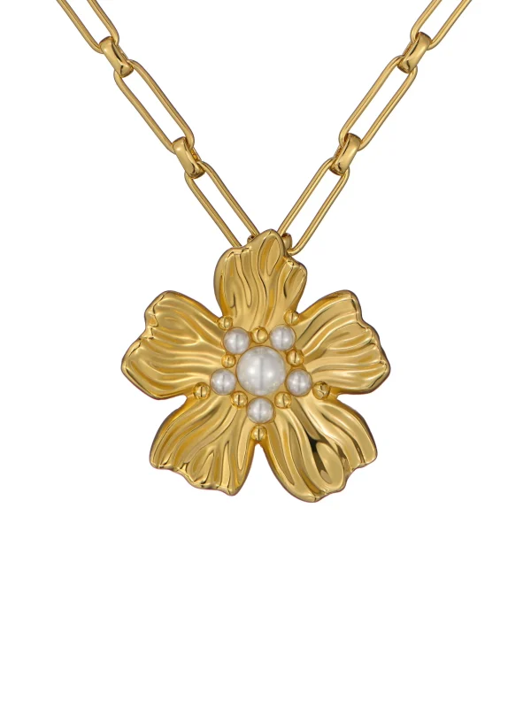 Pettaa Flower Statement Necklace