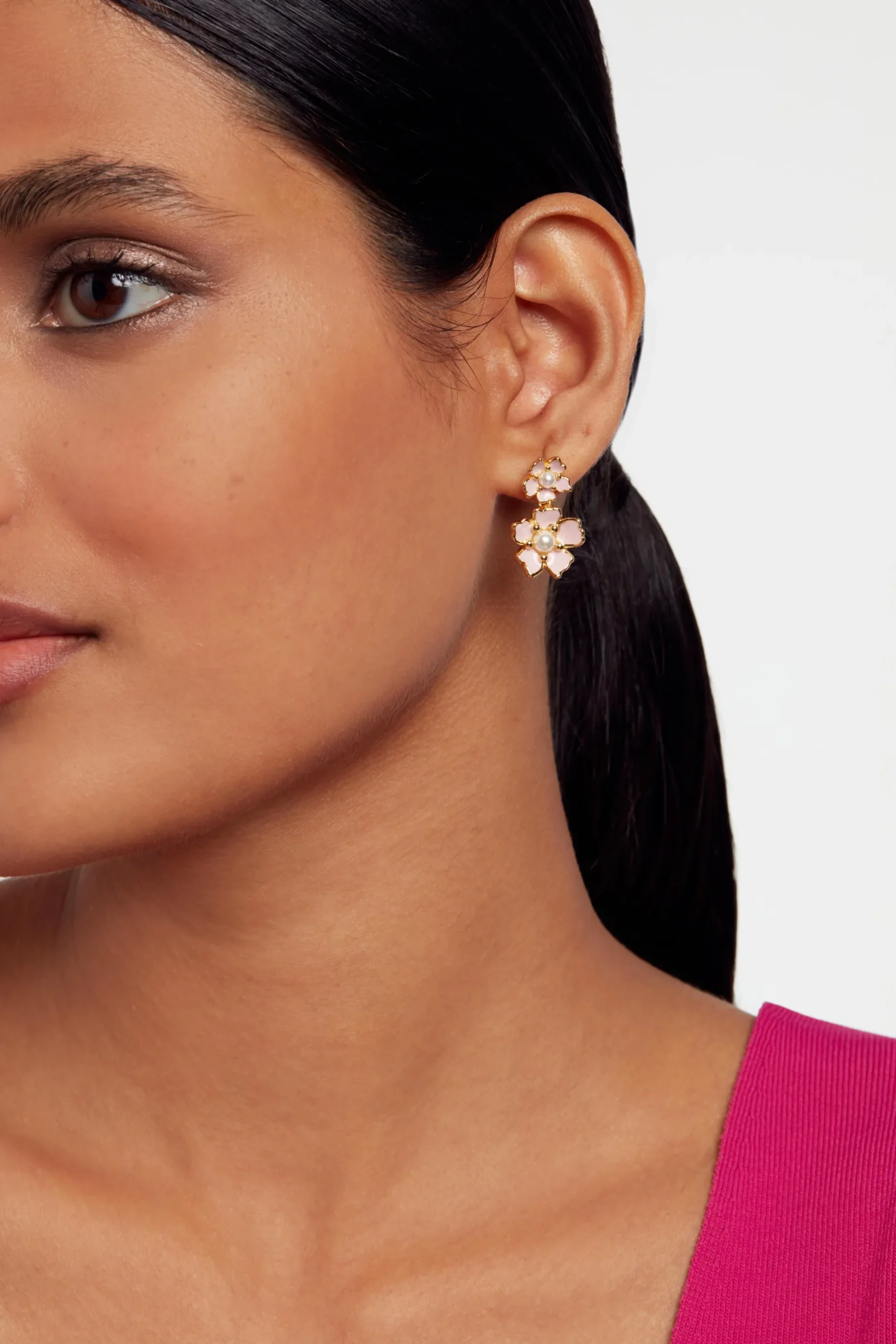 pettina_painted_flower_dr_1.webp Pettina Painted Flower Drop Earrings