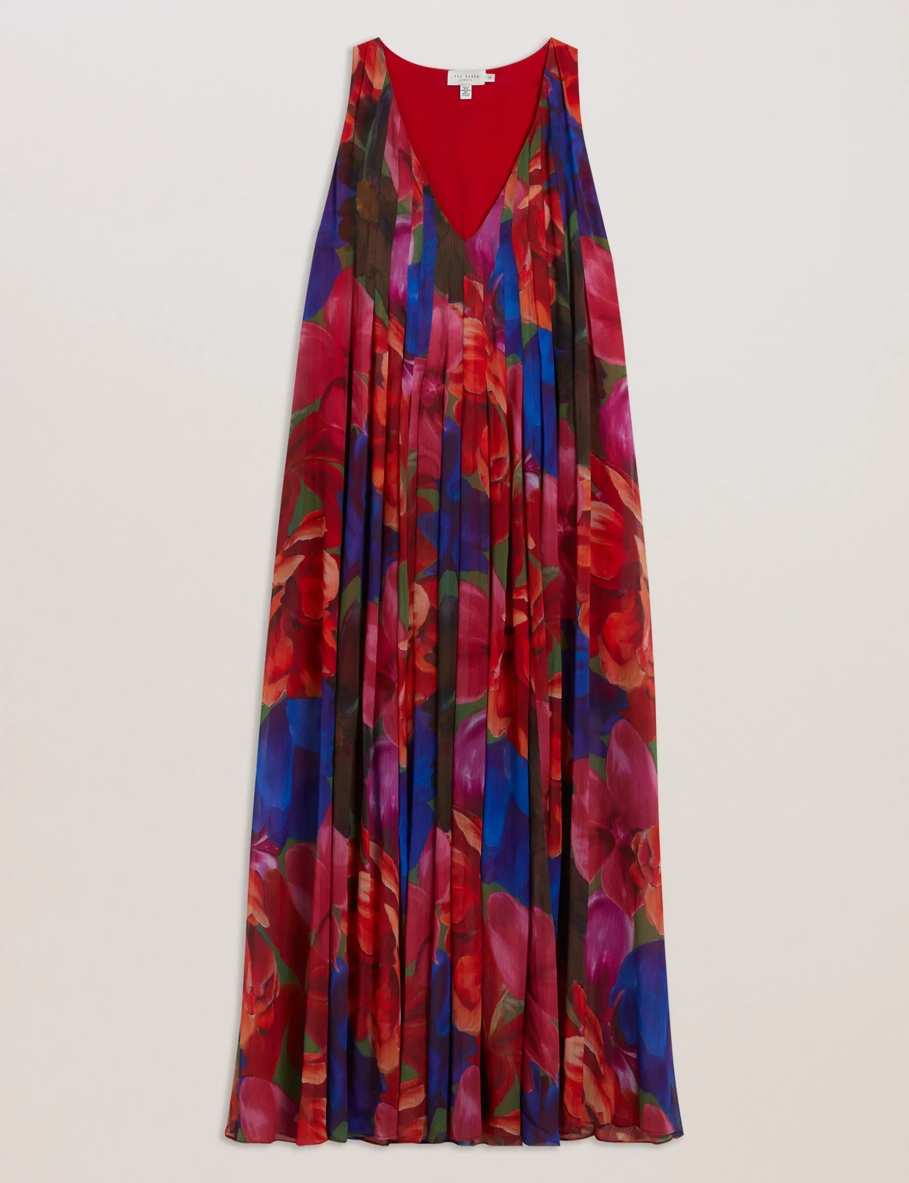 rabiusa_organza_tropical__6.webp Rabiusa Organza Tropical Bloom V-neck Maxi Dress