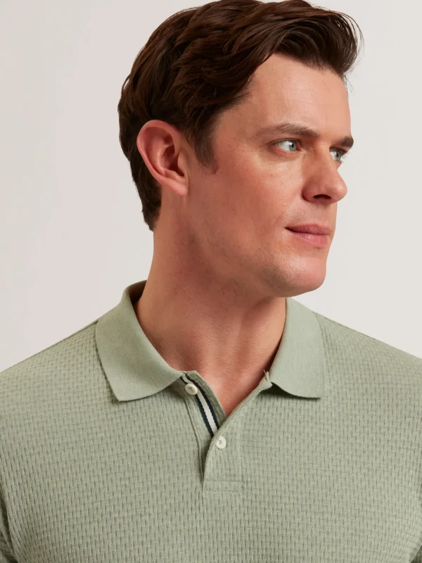 Redman Short sleeve Regular Textured Polo