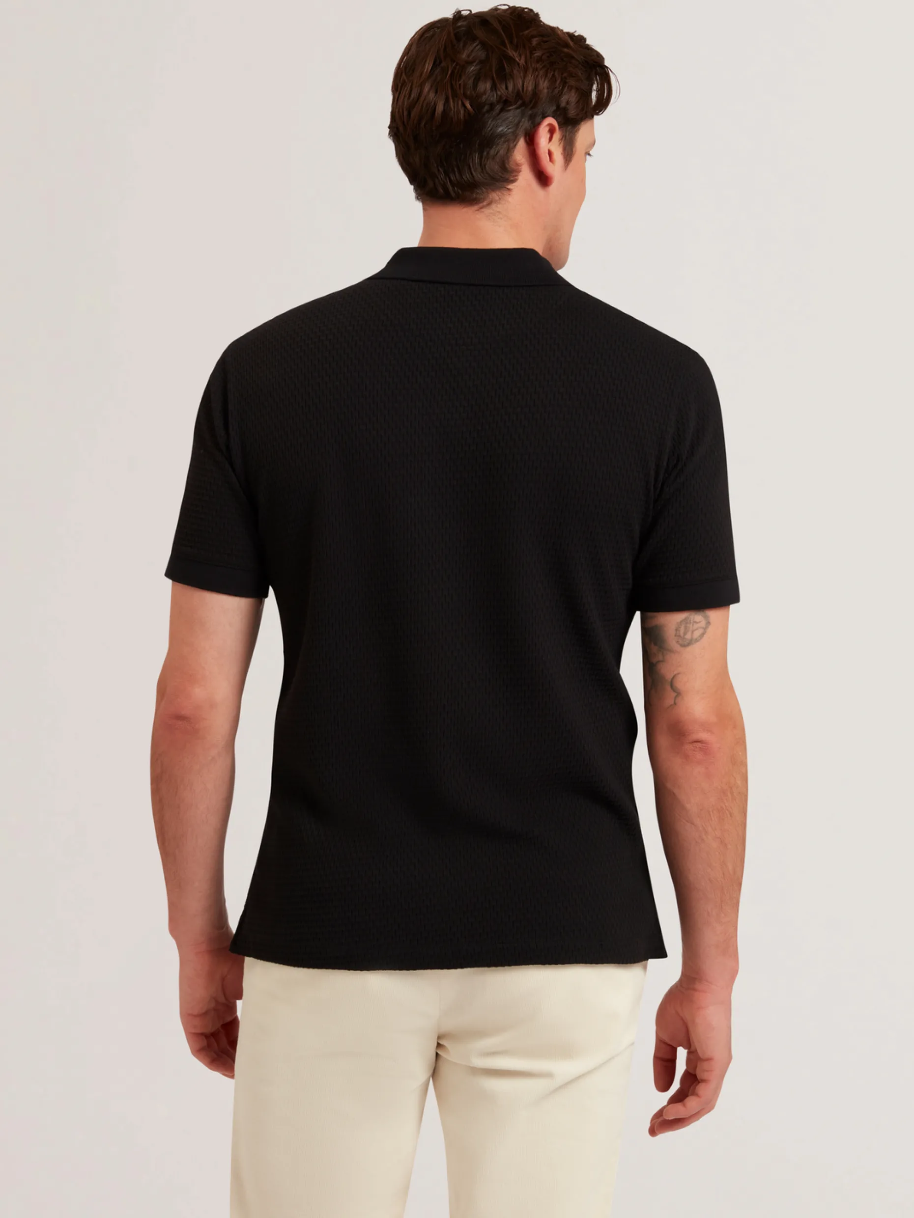 redman_short_sleeve_regul_3-1.webp Redman Short Sleeve Regular Textured Polo