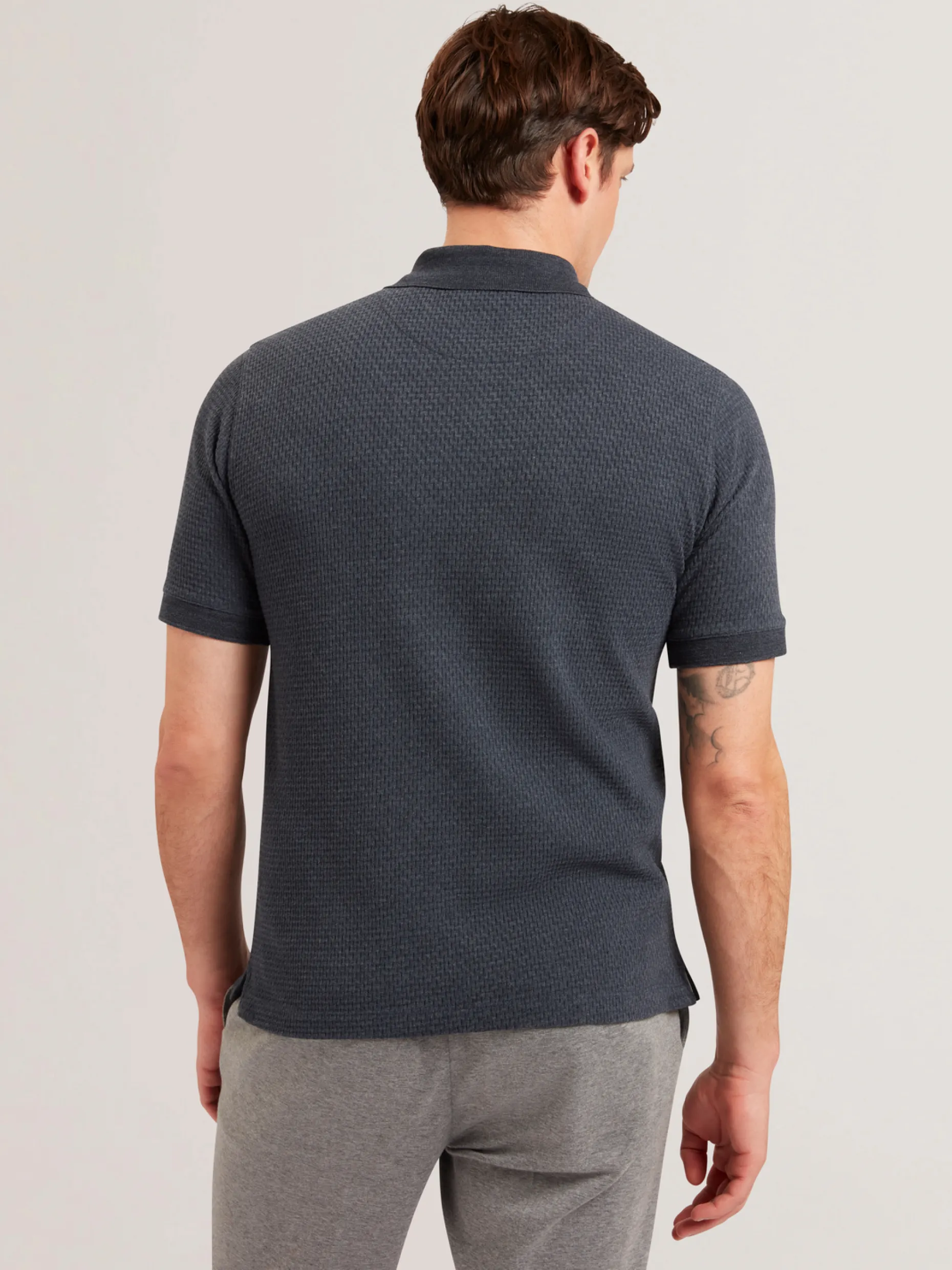 redman_short_sleeve_regul_3-2.webp Redman Short Sleeve Regular Textured Polo