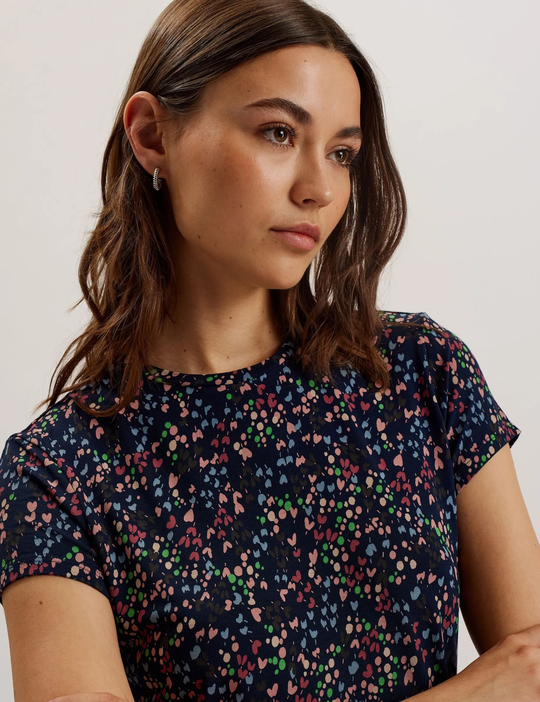 remanaa_heart_printed_fit_3.webp Remanaa Heart Printed Fitted Tee