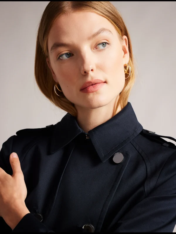 Robbii Lightweight Showerproof Belted Trench Coat