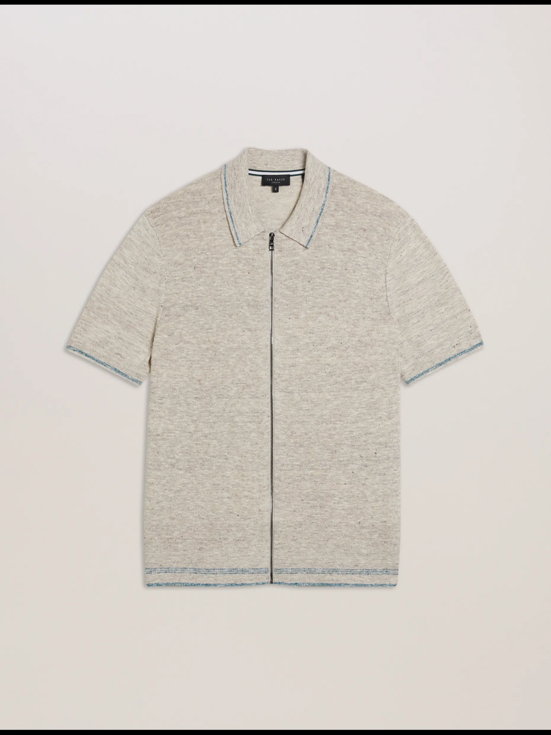 rojor_short_sleeve_zip_th_6-1.webp Rojor Short Sleeve Zip Through Textured Front Polo