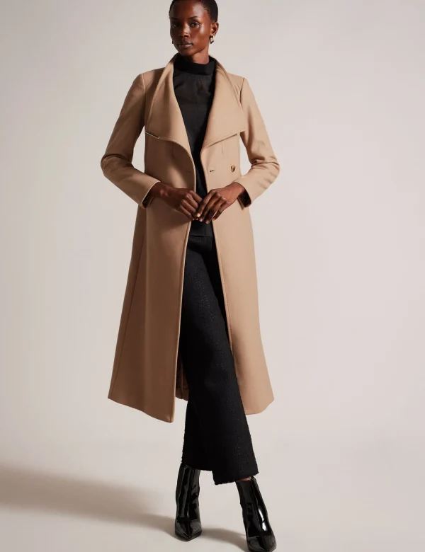 Rosell Long Length Wool Wrap Coat