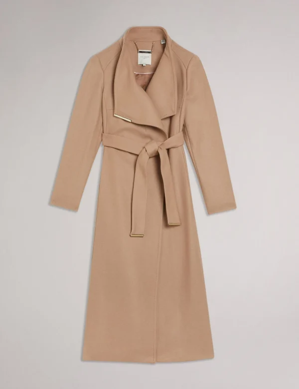 Rosell Long Length Wool Wrap Coat