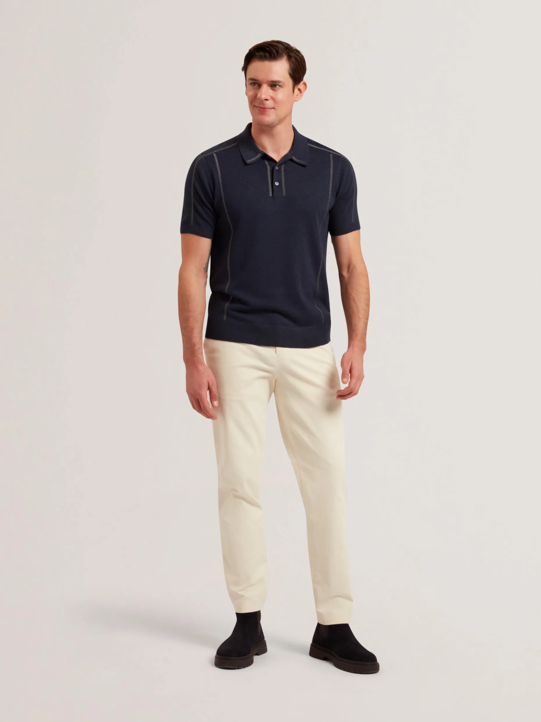 telle_short_sleeve_regula_0.webp Telle Short Sleeve Regular Embroidered Button Polo