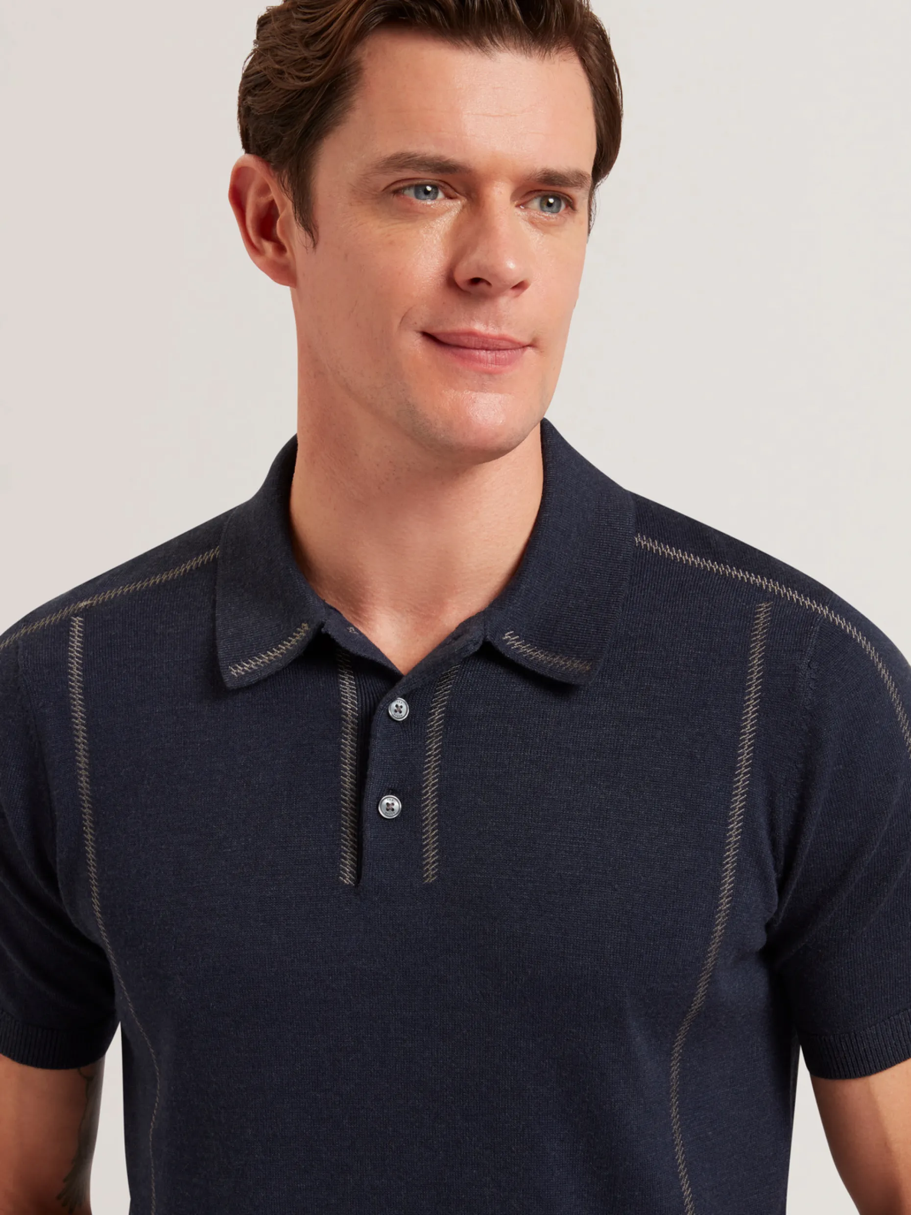telle_short_sleeve_regula_2.webp Telle Short Sleeve Regular Embroidered Button Polo