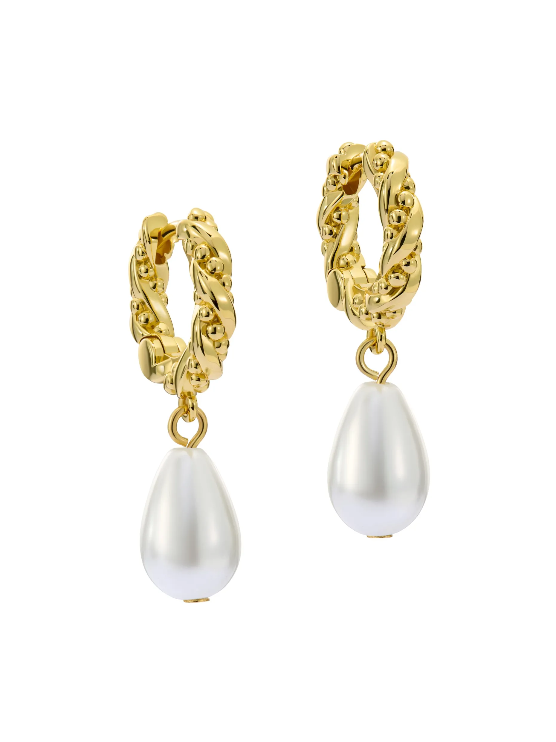 tilly_twisted_pearl_drop__2.webp Tilly Twisted Pearl Drop Earrings