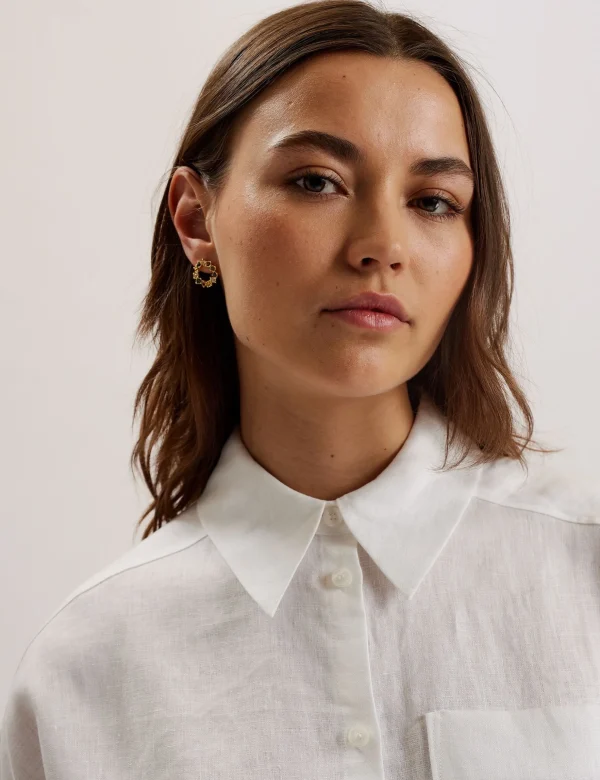 Toloca Oversized Linen Shirt