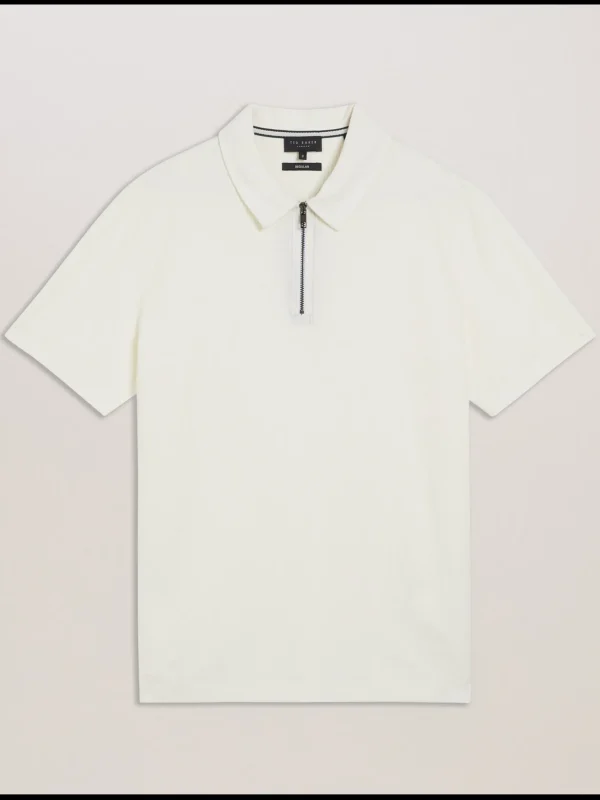 Zarkes Short Sleeve Regular Zip Polo